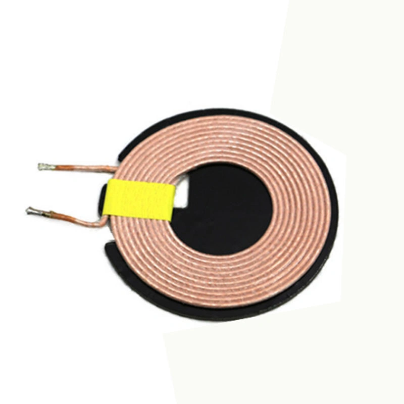 Customize Various Copper Inductor Magnetic Levitation Soild Levitation Soild Winding Flat 125kHz RFID Antenna Air Core Coil Inductor Insulated Copper Coil